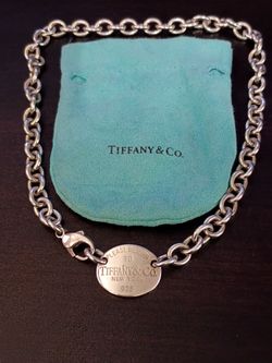 Tiffany & Co 15.5" Sterling Silver Choker/Necklace