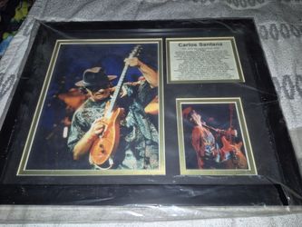 Carlos Santana Setinent poster framed