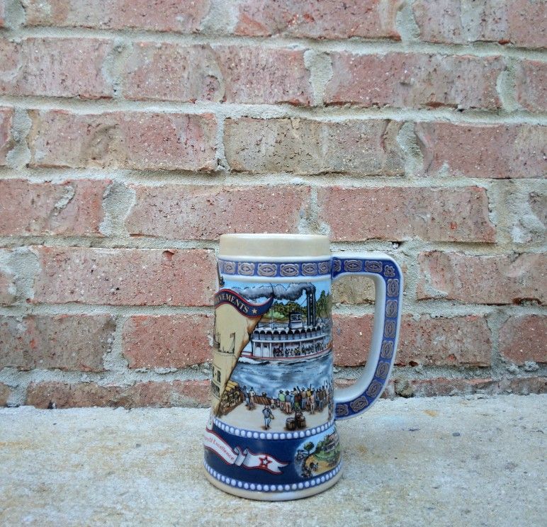 Vintage Miller Brewing Co. Great American Achievements 1st River Steamer Stein