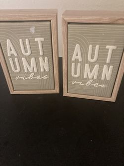 Autumn Vibes Wall Decor