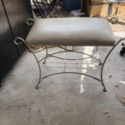 Vintage Vanity Bench