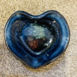 Vjntage Down To Earth Pottery Trinket Dish 