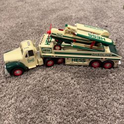 Hess 20020 18 Wheeler Truck and Airplane Toy - White