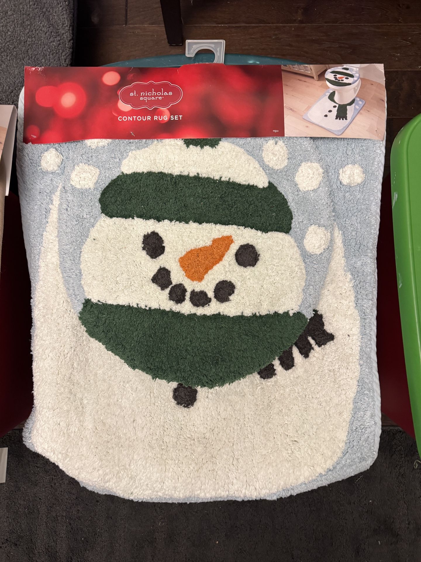 Christmas Bathroom Rug