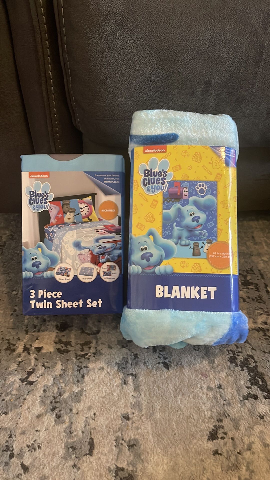 Blue's Clues & You! Twin Sheet Set & Blanket