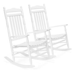 2 PCS Wood Rocking Chai（Jh2210)
