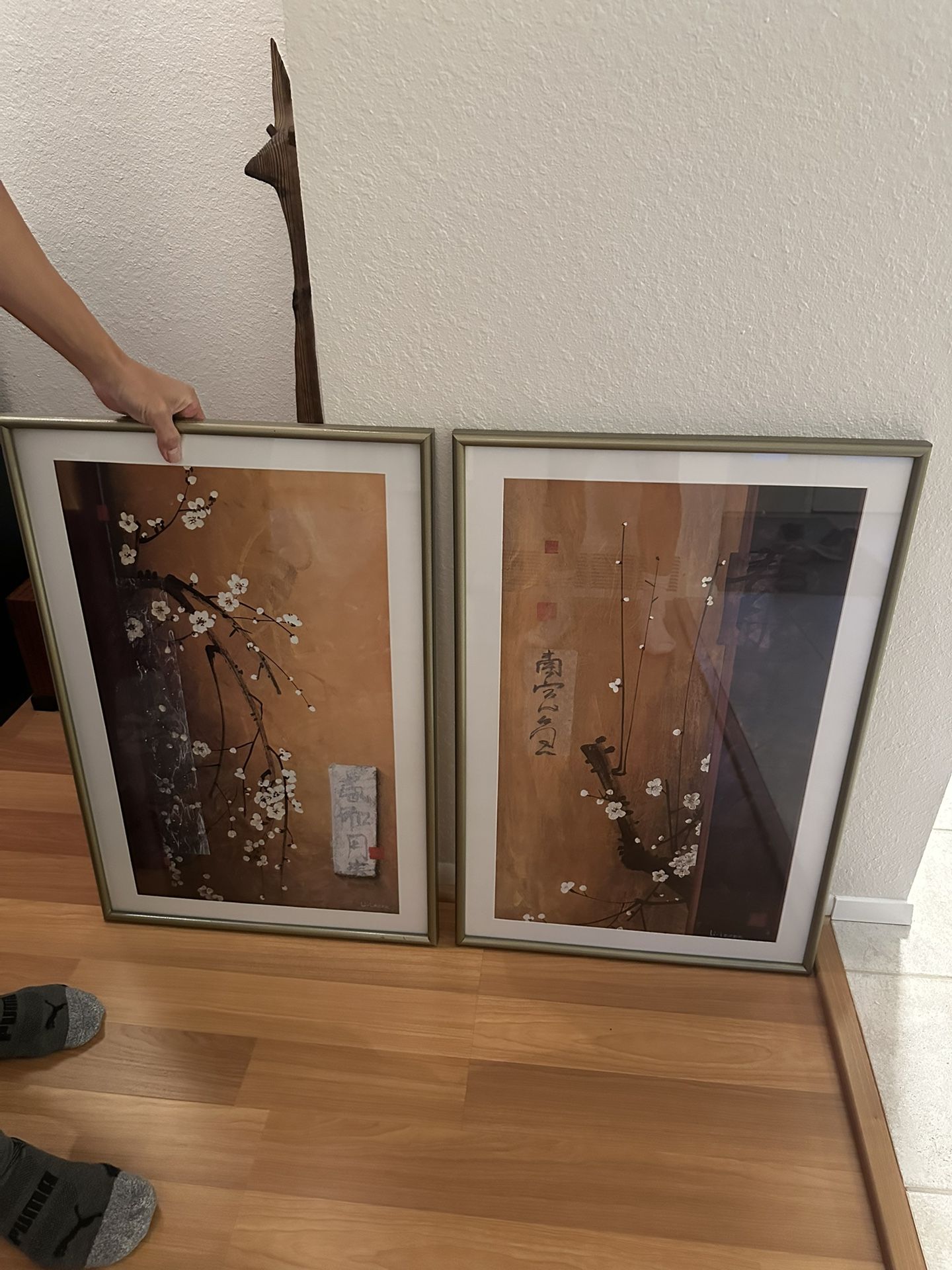 Oriental Decorative Art Prints With Frames