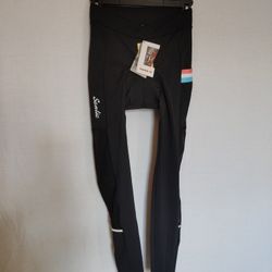 Santic Women's Cycling Padded Leggings Black - Size Small 22"-24"