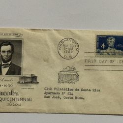 First Day of Issue Envelope and Stamp 