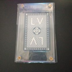Louis Vuitton LV Playing Card In Case / 5 Of Diamonds