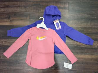 Kids Nike Long Sleeve Shirt and Hoodie Bundle