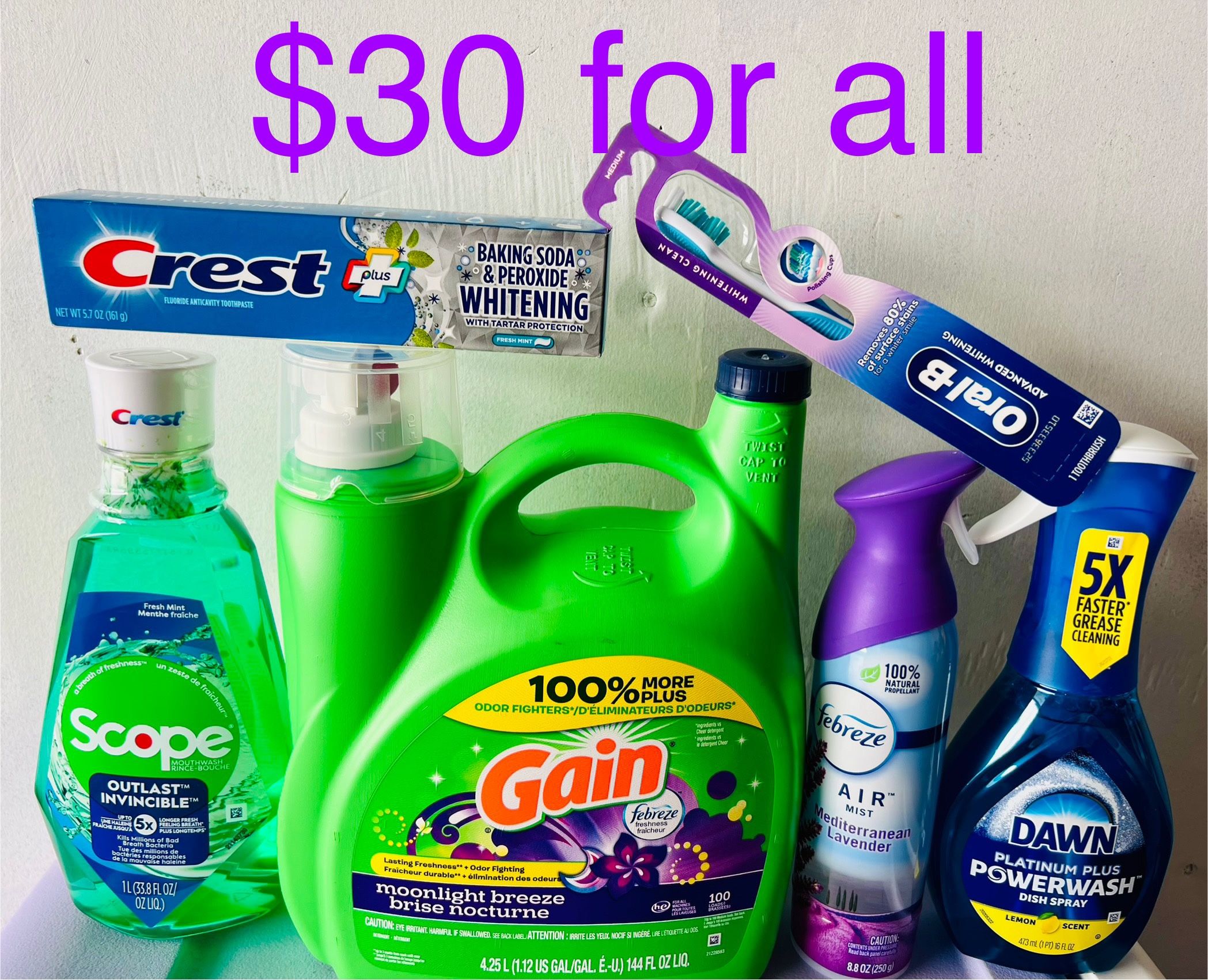 Gain Bundle $30 For All