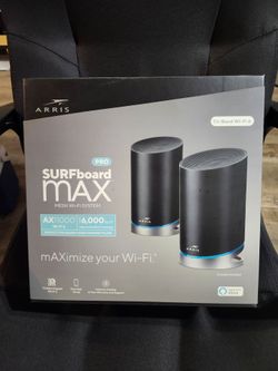 Arris Surfboard MAX Pro mesh Wi-Fi 6 system