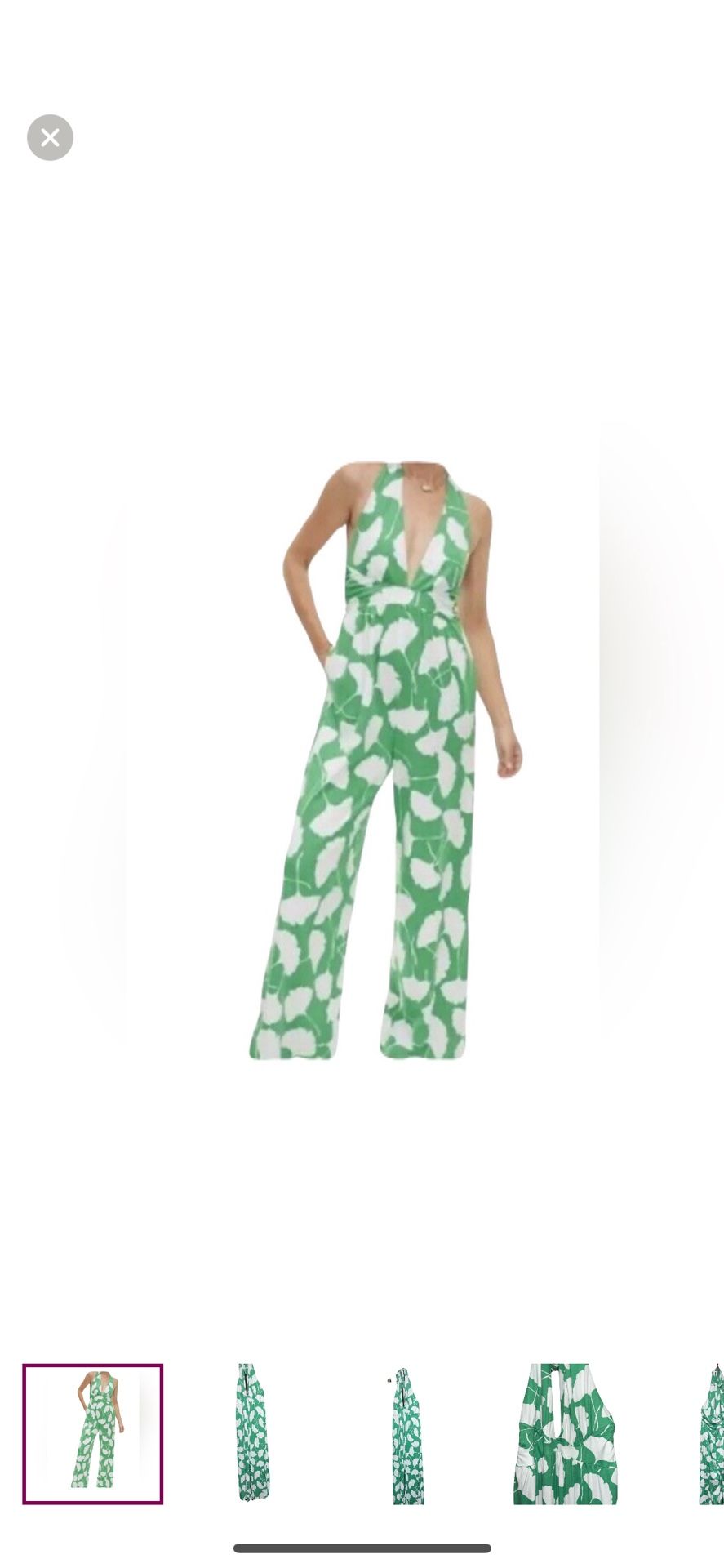 Diane von Furstenberg Women\'s Halter Jumpsuit.