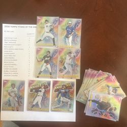 1026 Topps Titans Of The Game Inserts