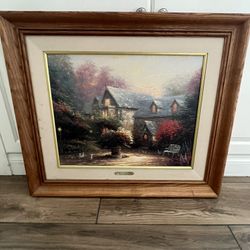 Thomas Kinkade Painting 