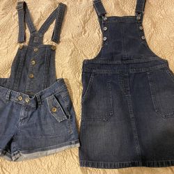 Esppit denim strap jean skirt and https://offerup.com/redirect/?o=RS5MYW5k detachable strap jean shorts for $80