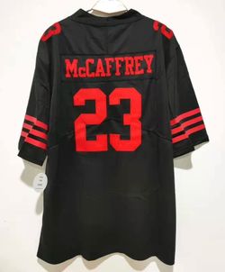 San Francisco 49ers nines McCaffery 23 fully stitched black jersey