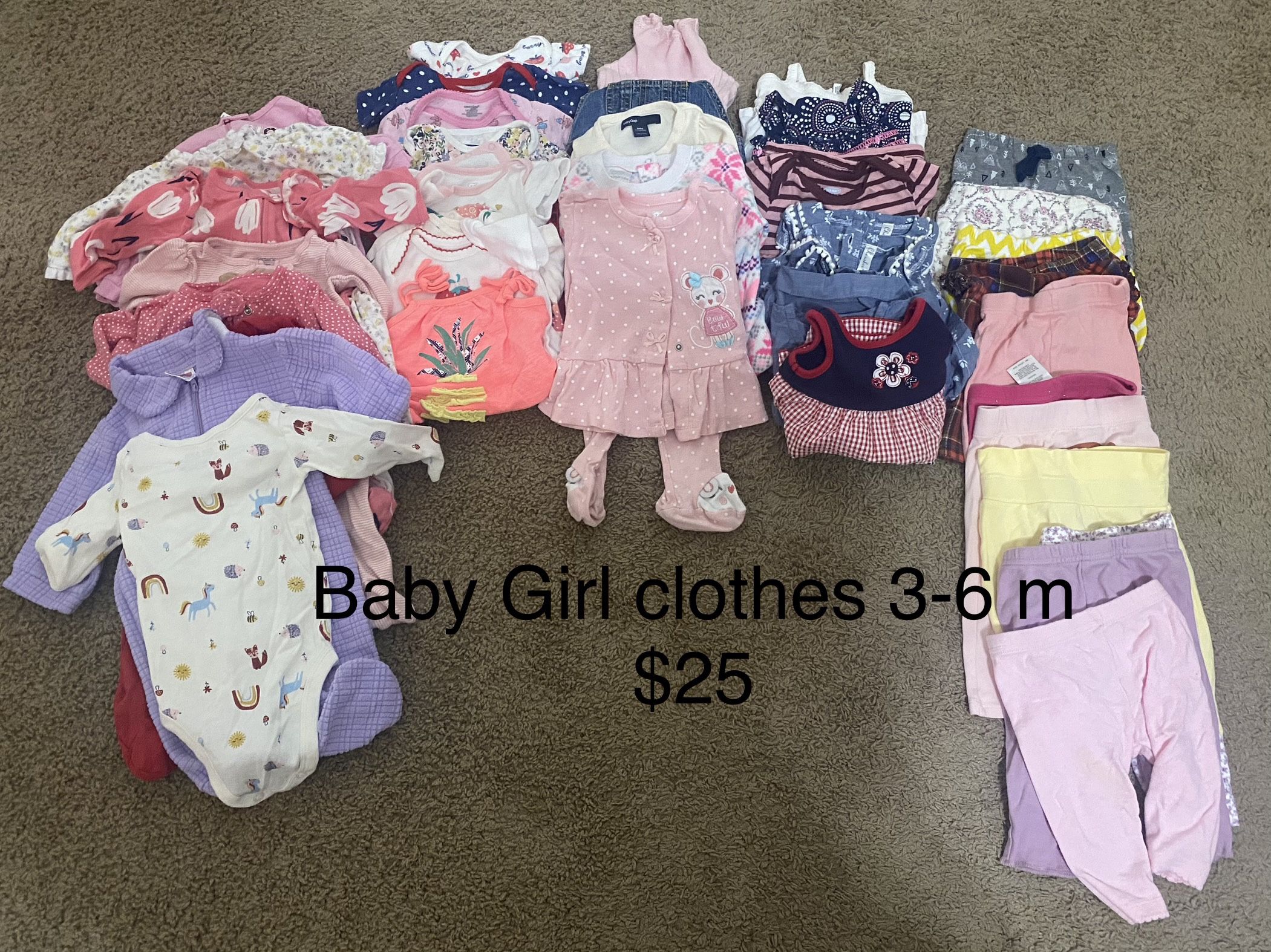 Baby Girl Clothes 3-6-9-12-18-24.  Swing 