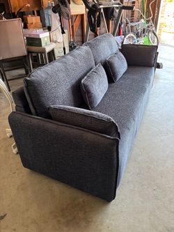 Blue sofa