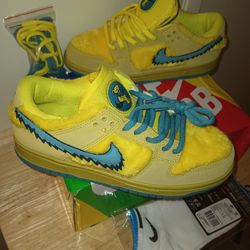 Nike SB Bear Dunks Yellow And Blue 