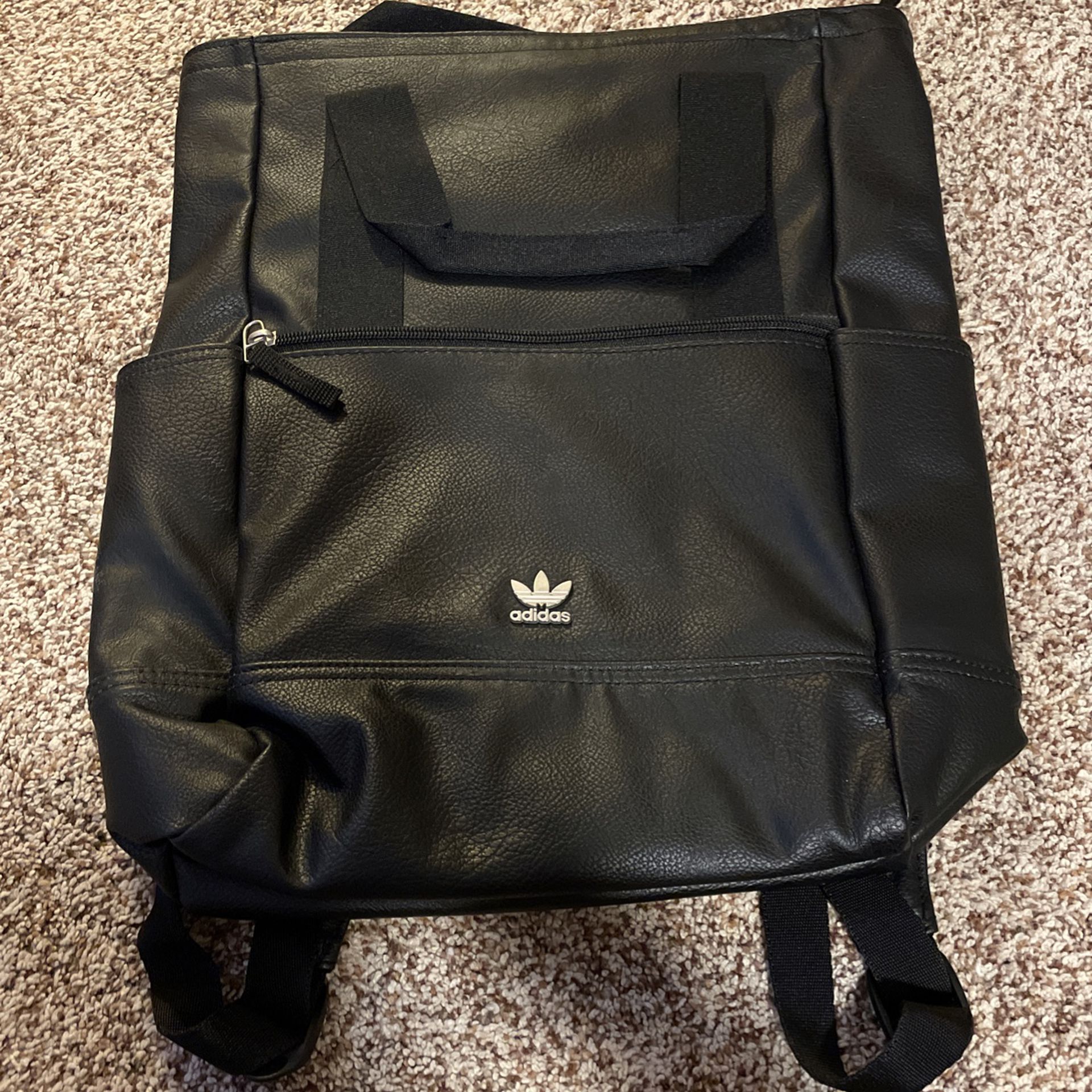 Adidas Leather Backpack