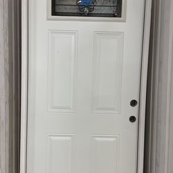 Exterior Door $280 36x80 With Frame (only right hand available)