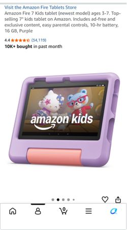 Amazon fire tablet for kids