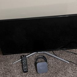 32-Inch TV with FREE Apple TV – Perfect for Work and Play!