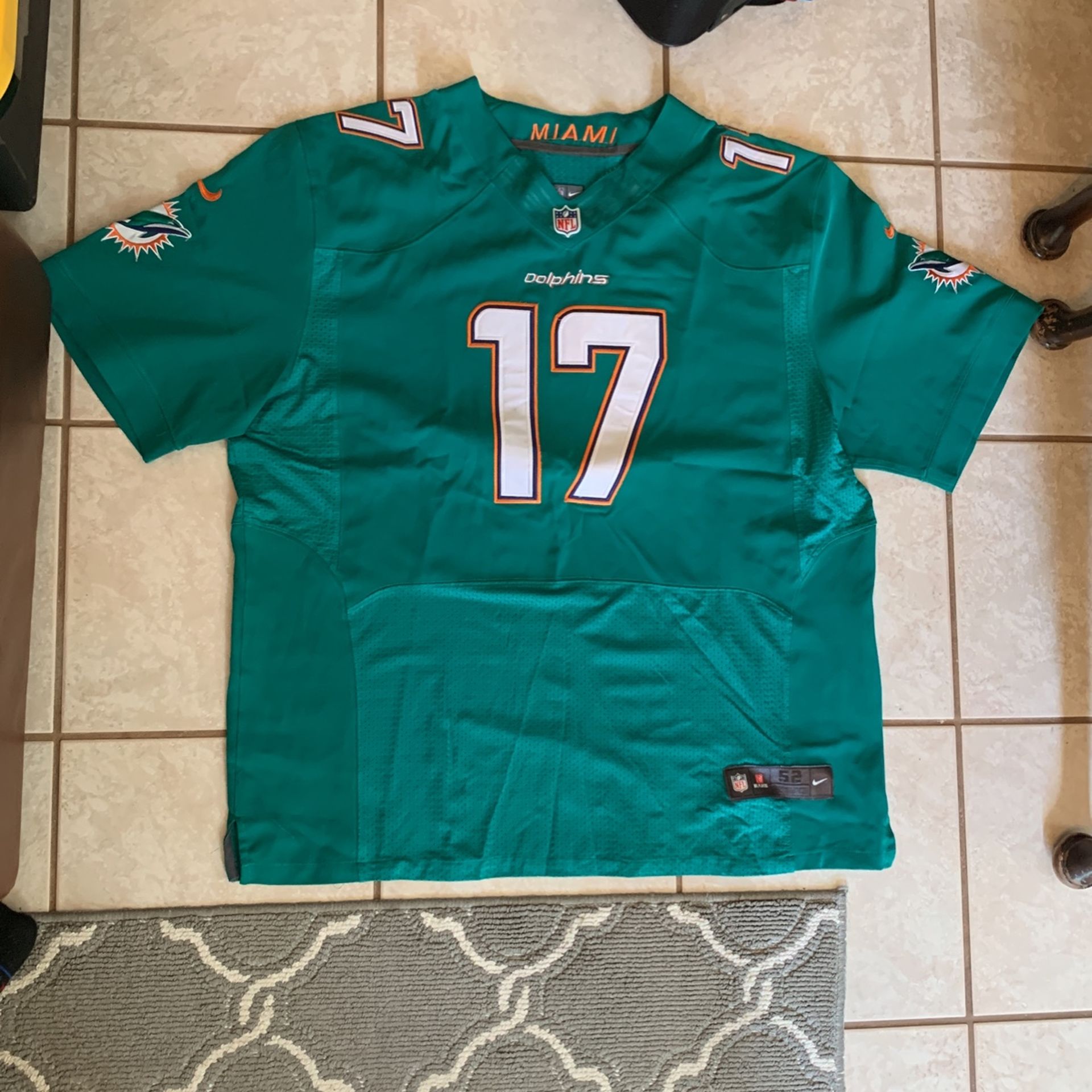 Miami Dolphins #17 Aqua Men Ryan Tannehill Game Jersey