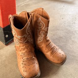 “Paw” Boot , Cowboy Boots, Zip Up Boots, Toddler Boots, Botas Para Ninos