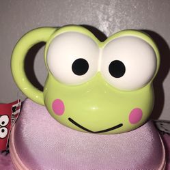 Keroppi Head Cermatic Mug