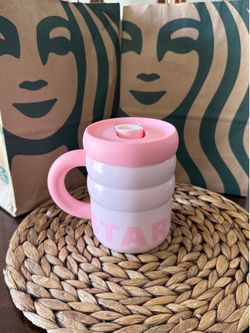 Pink Starbucks Ceramic Mug