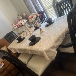 Dining Table  With  6 Chairs 