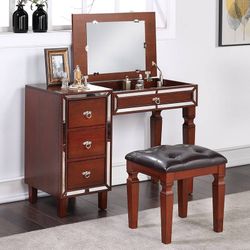 VANITY SET W/ STOOL (BRAND NEW)