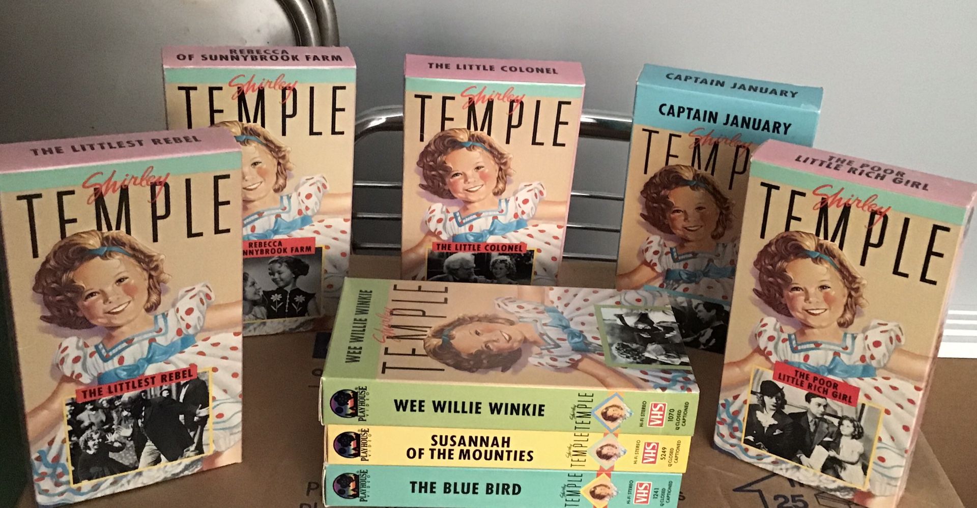 Shirley Temple VHS collection