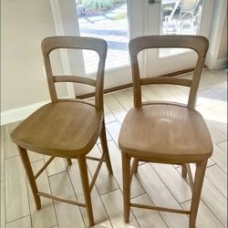 Pottery barn stools (2)