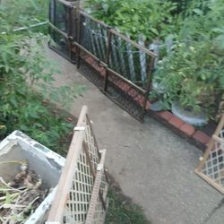 Solid Woiden Dog Gates 5 Of Them They Are $10 Dollars Each 