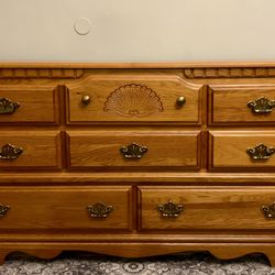 Solid oak dresser