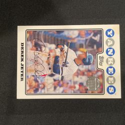 Derek Jeter Baseball Card 