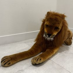 Lion Melissa & Doug Giant Lifelike Stuffed Animal (over 6 feet long)