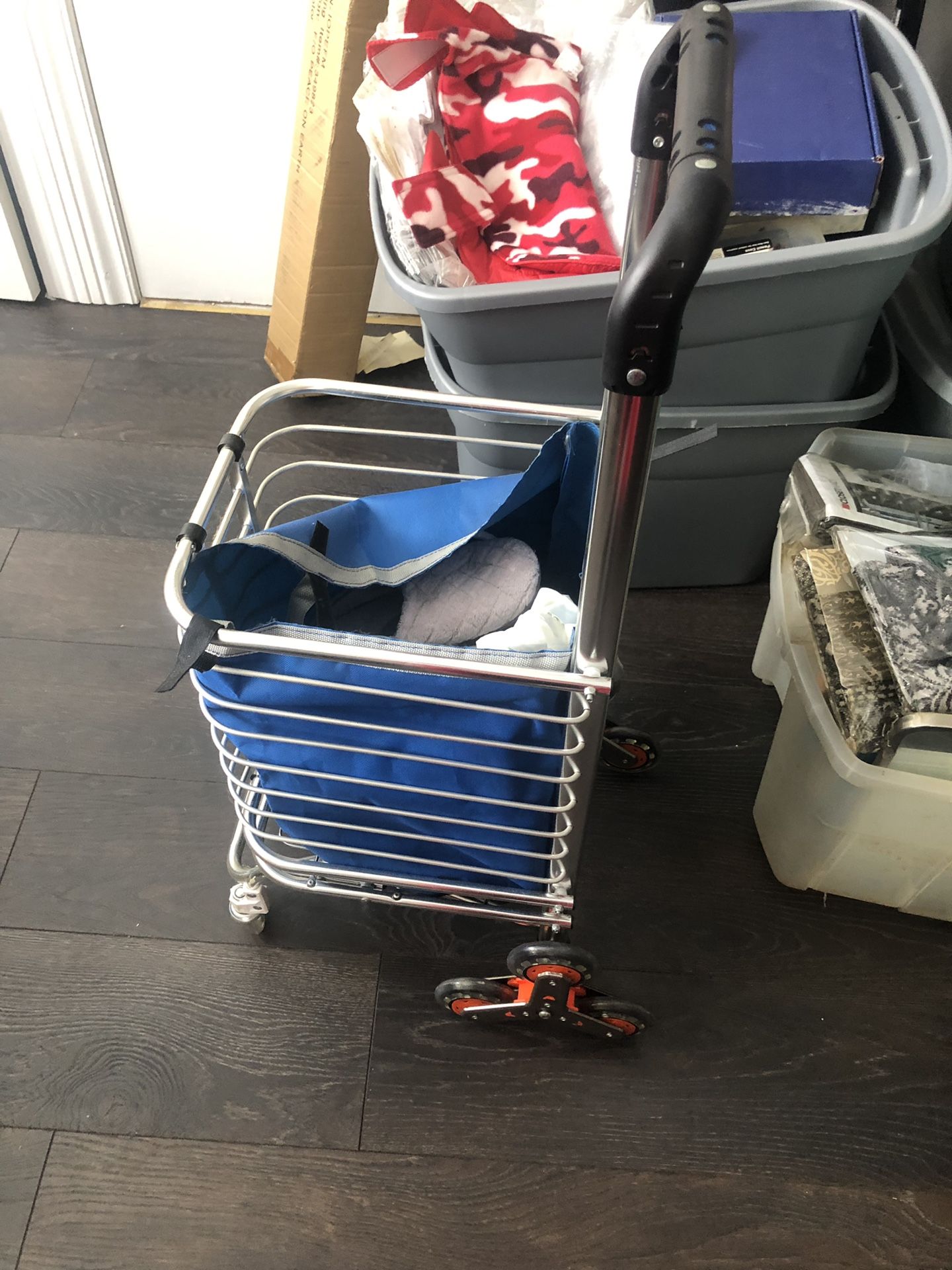 Upstairs cart