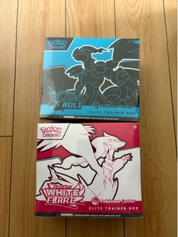 Black bolt white flare pokemon center etb