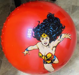 Wonder Woman Large Red Bouncing Ball