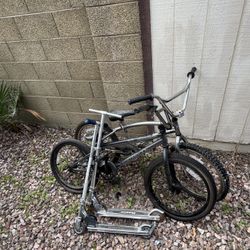 2-Bikes and 2-Scooters 