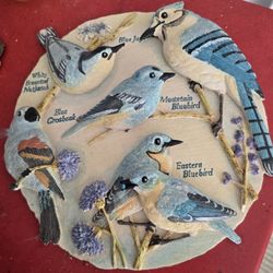 BLUEBIRDS WALL HANGING
