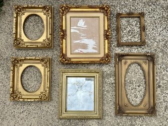 Vintage Frames And Mirror