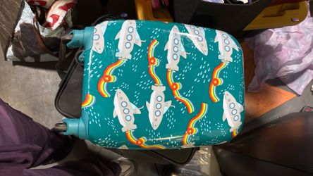 Shark boy luggage