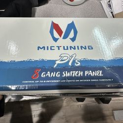 8 Gang Switch Panel Mictuning P1’s For Car Boat Switches
