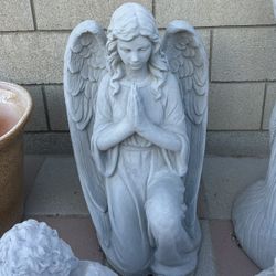New Angel Made Out Of Cement Perfect Gift 